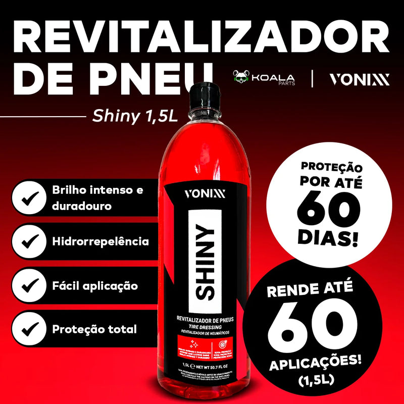 Pneu novo revitaliza borracha brilhante brilhante 1.5L Vonixx
