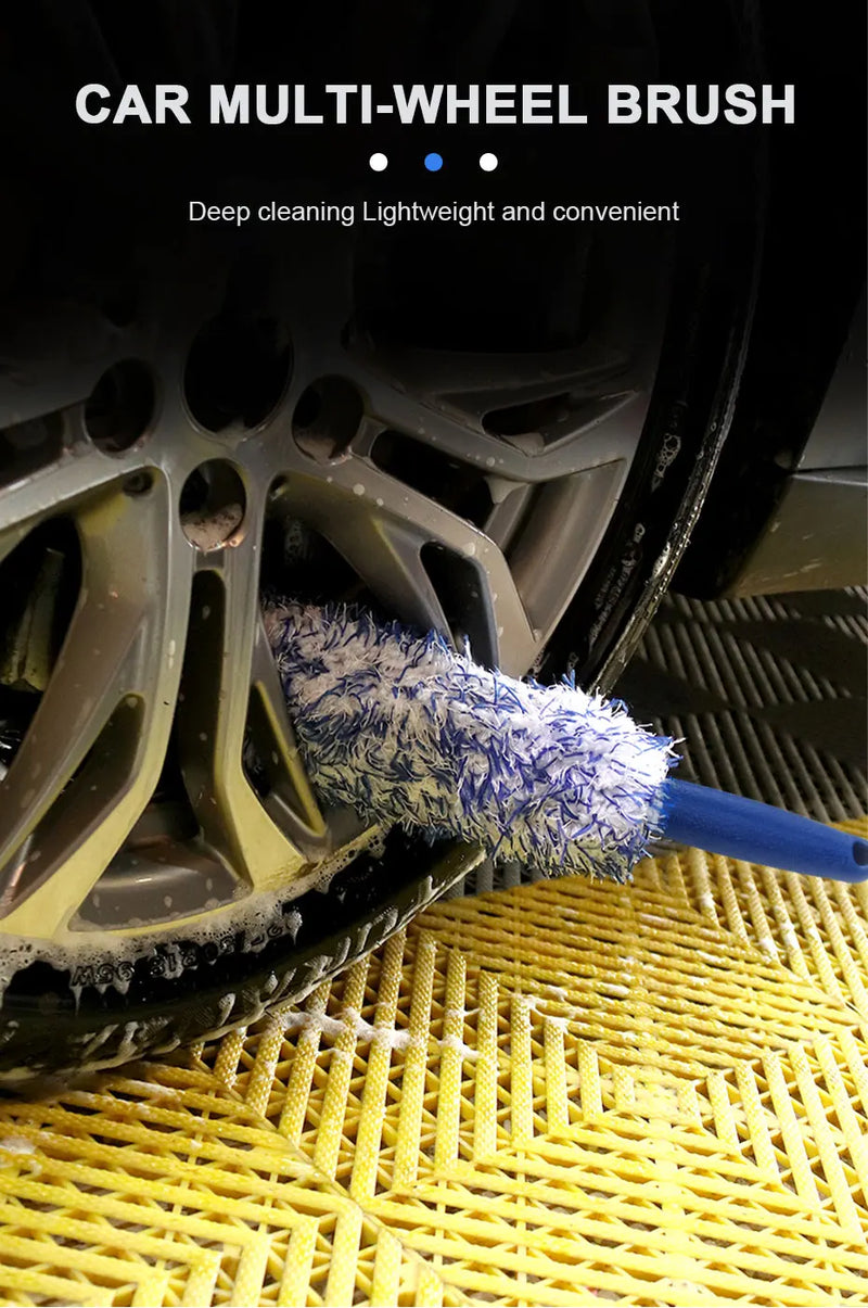 SEAMETAL Escova de limpeza de aro de pneu de carro
