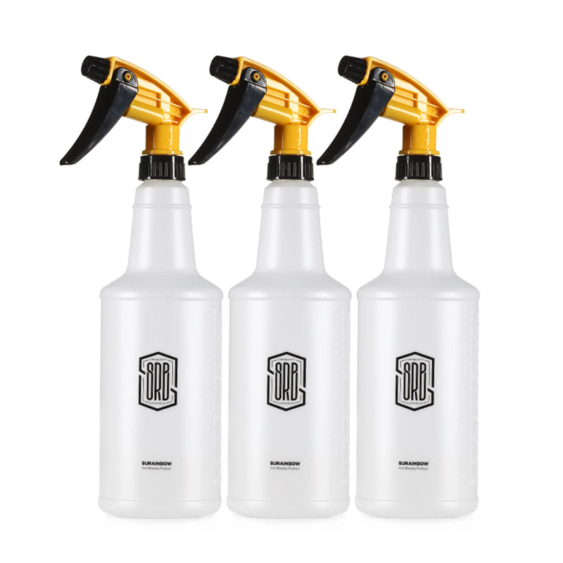 Spray de água ultrafino para carro, garrafa cilíndrica de HDPE, spray resistente a produtos químicos, regador para lavagem automática, garrafa de spray resistente