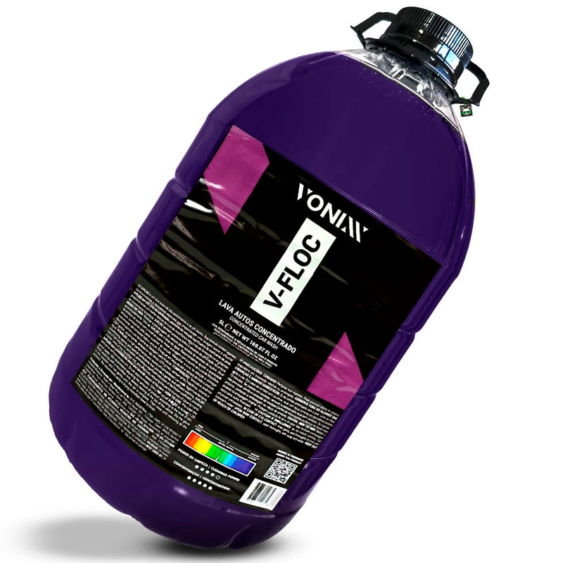 Shampoo automotivo neutro superconcentrado V-floc 5L Vonixx