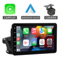 Hippcron Rádio automotivo de 7 polegadas Multimídia Player de vídeo Sem fio Carplay e Android Auto sem fio Portátil Universal Tela sensível ao toque