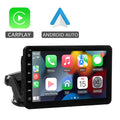 Hippcron Rádio automotivo de 7 polegadas Multimídia Player de vídeo Sem fio Carplay e Android Auto sem fio Portátil Universal Tela sensível ao toque