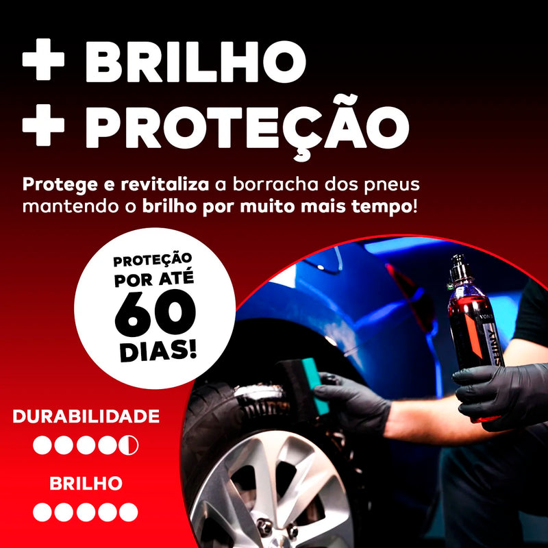 Pneu novo revitaliza borracha brilhante brilhante 1.5L Vonixx
