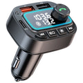 Carregador de carro Bluetooth 5.3 Transmissor FM 30W USB C Adaptador de carro Rádio sem fio MP3 Player Receptor de áudio de música Chamadas viva-voz