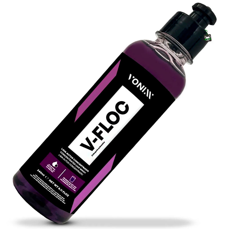 Shampoo Automotivo Neutro Super Concentrado V-floc 240mL Vonixx