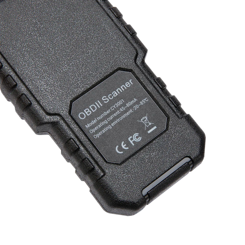 Dispositivo de detecção de falhas automotivas CY3001 OBD2 Cartão de leitura Ferramenta de detecção de motor Elm327