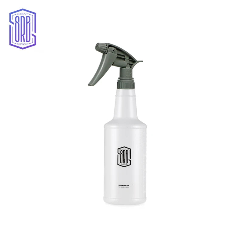 Spray de água ultrafino para carro, garrafa cilíndrica de HDPE, spray resistente a produtos químicos, regador para lavagem automática, garrafa de spray resistente