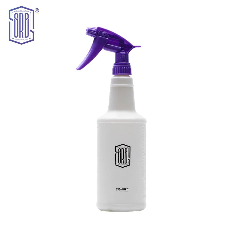 Spray de água ultrafino para carro, garrafa cilíndrica de HDPE, spray resistente a produtos químicos, regador para lavagem automática, garrafa de spray resistente