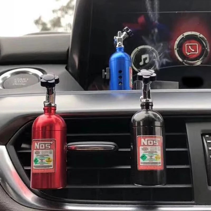 Aromatizador de ar automotivo NOS, garrafa de nitrogênio, saída de ar, aromaterapia, saída de aroma, perfume, fragrâncias, acessórios