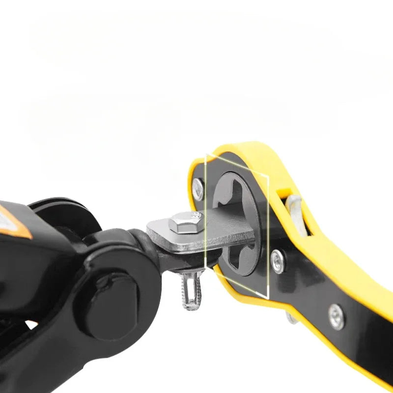 Chave de catraca para macaco de pneu, chave de economia de trabalho para automóveis, chave de braço oscilante