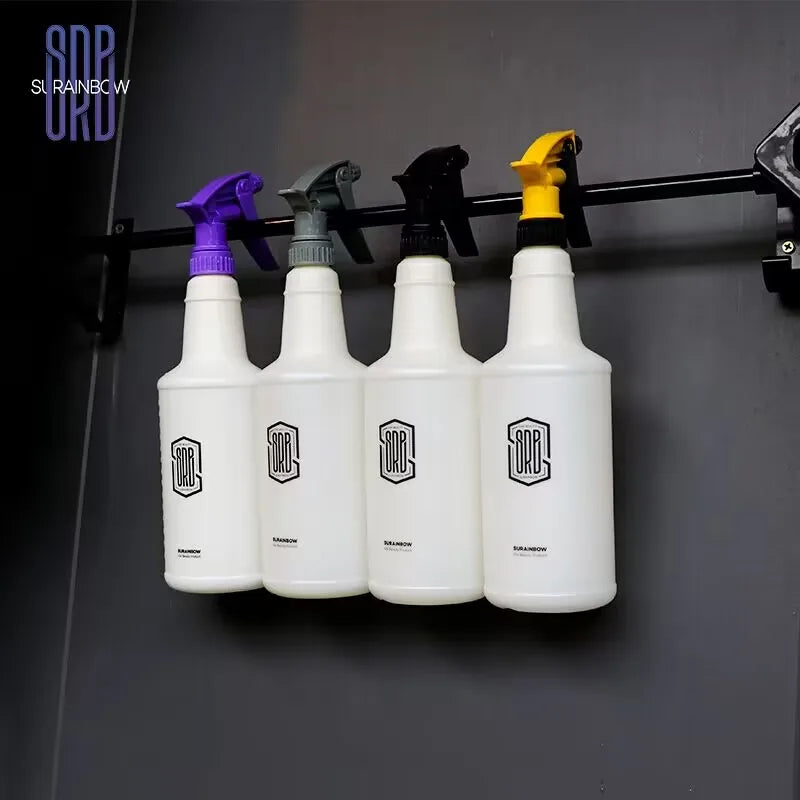 Spray de água ultrafino para carro, garrafa cilíndrica de HDPE, spray resistente a produtos químicos, regador para lavagem automática, garrafa de spray resistente