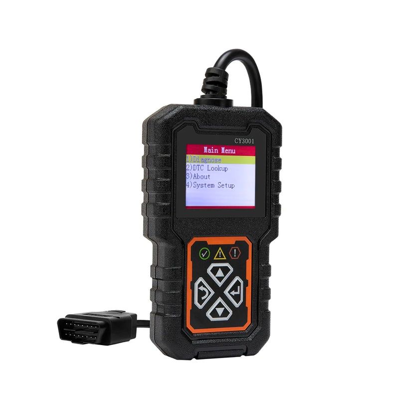Dispositivo de detecção de falhas automotivas CY3001 OBD2 Cartão de leitura Ferramenta de detecção de motor Elm327