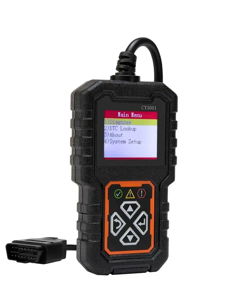 Dispositivo de detecção de falhas automotivas CY3001 OBD2 Cartão de leitura Ferramenta de detecção de motor Elm327
