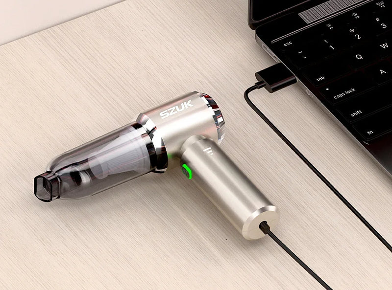 Aspirador de pó portátil para carro SZUK 985000Pa, sem fio, com sucção forte, mini aspirador de pó para carro